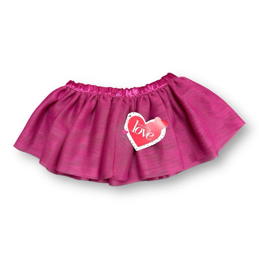 NEW! Girls Size 12 Months Pink Tulle Valentine's Day Skirt