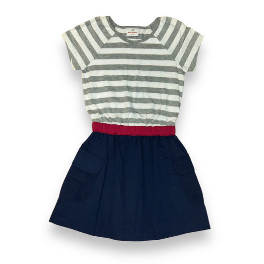 Girls Hanna Andersson Size 130 / US Size 8 Striped Pocket Dress