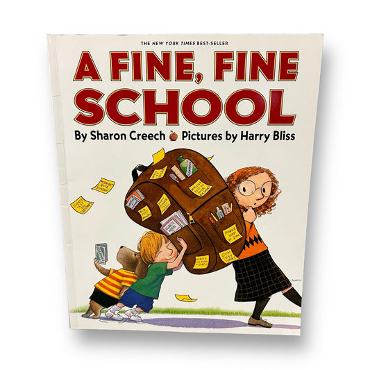A Fine, Fine School Paperback Book
