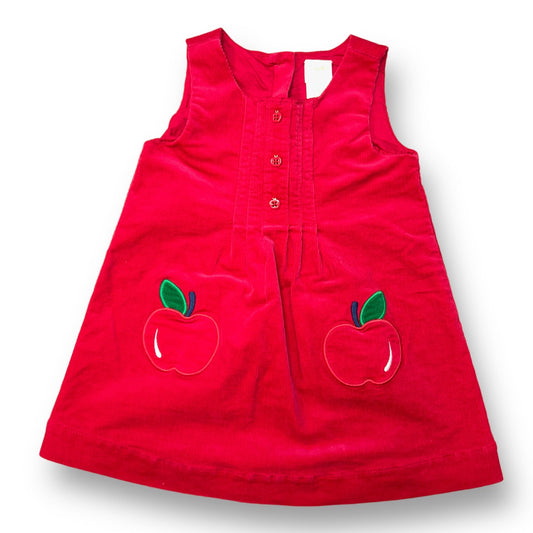 Girls Gymboree Size 12-18 Months Red Apples Soft Corduroy Jumper
