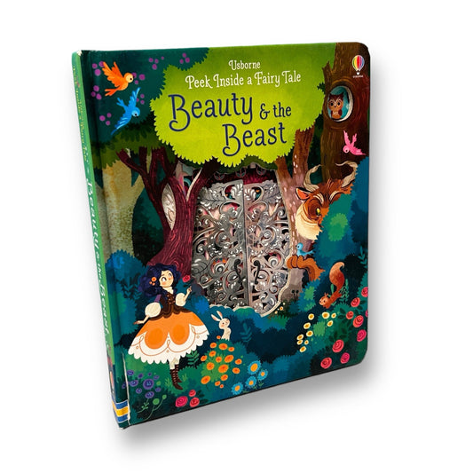 Usborne Peek Inside a Fairy Tale: Beauty and the Beast Board Book