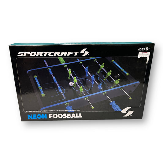 NEW! Sportcraft Neon Foosball Game