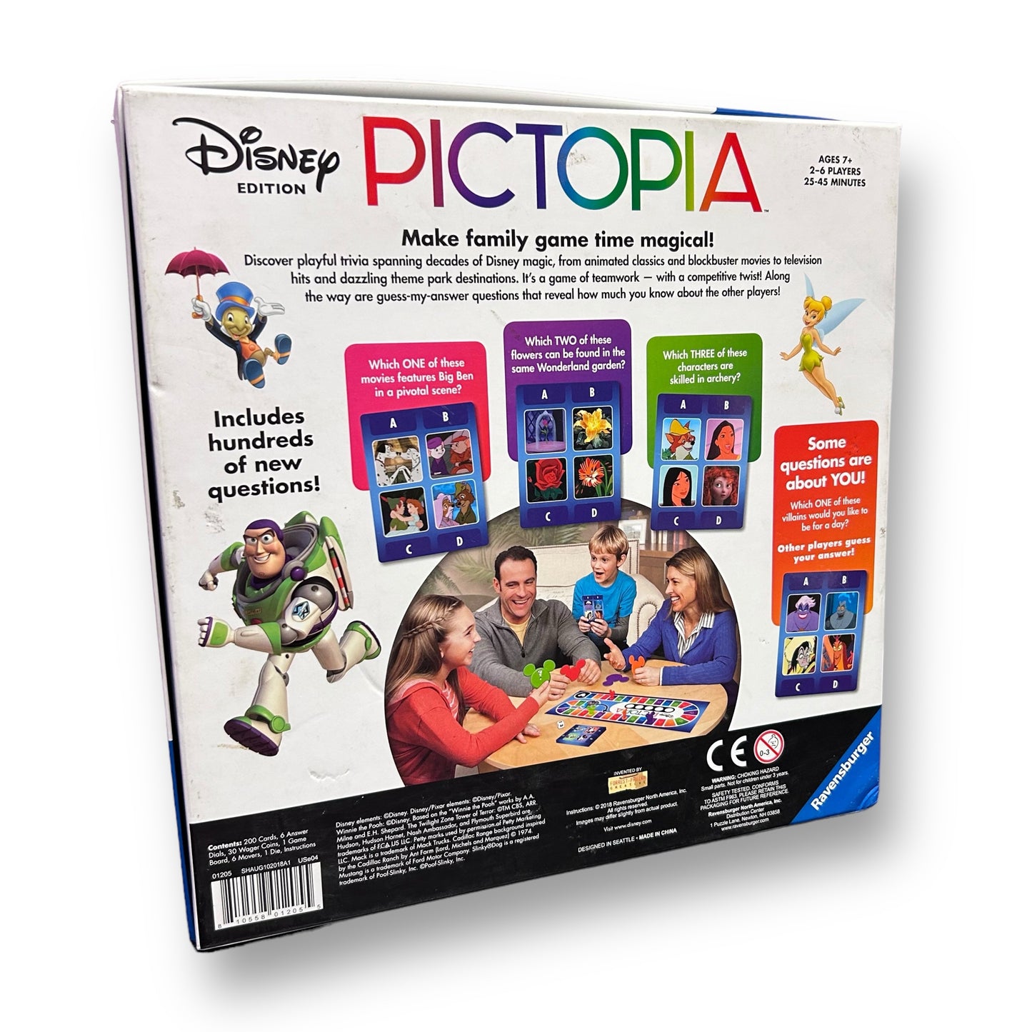 Disney Pictopia Ultimate Picture Trivia Family Board Game