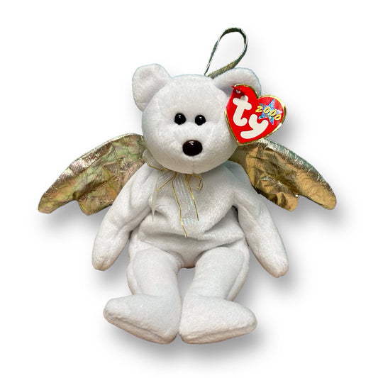 TY Beanie Baby Halo II Angel Teddy Bear Plush