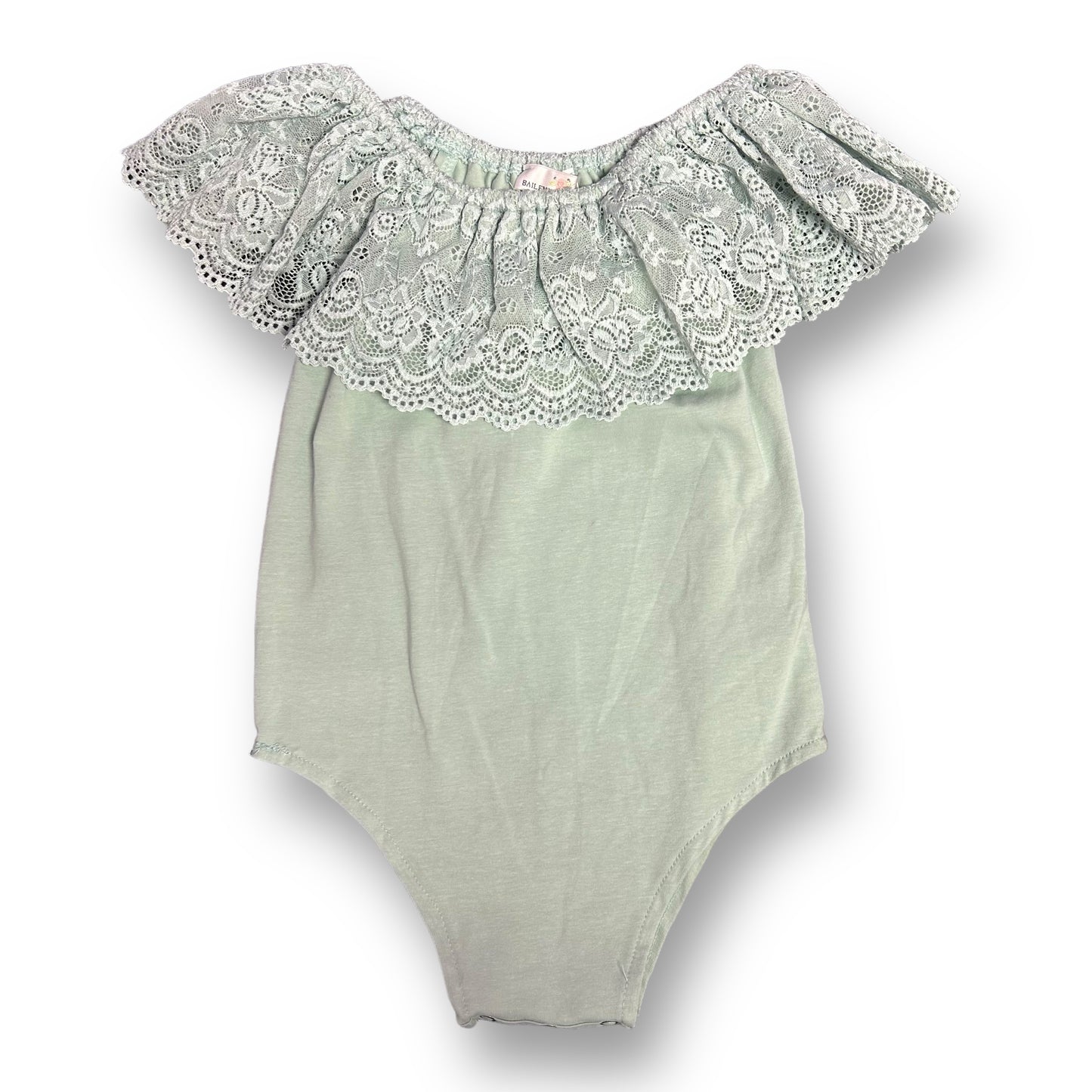 Bailey's Blossoms Girls Size 4T Lacey Ruffled Sleeveless Bodysuit
